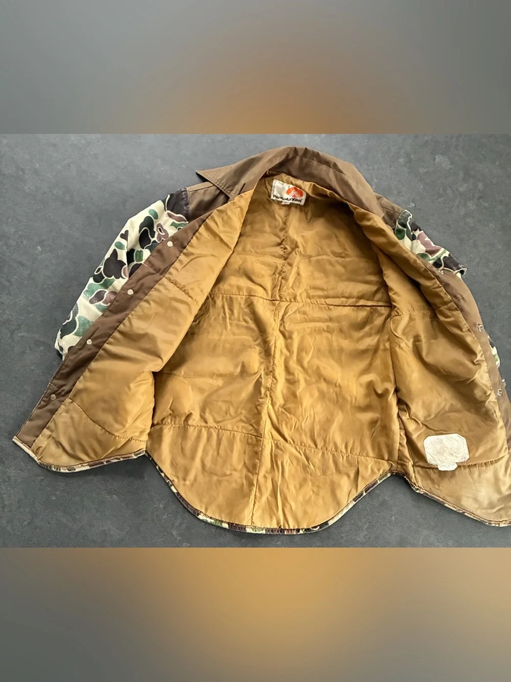 Vintage Santa Fe Style Himalayan Thinsulate Camo Hunting Jacket Men's Small